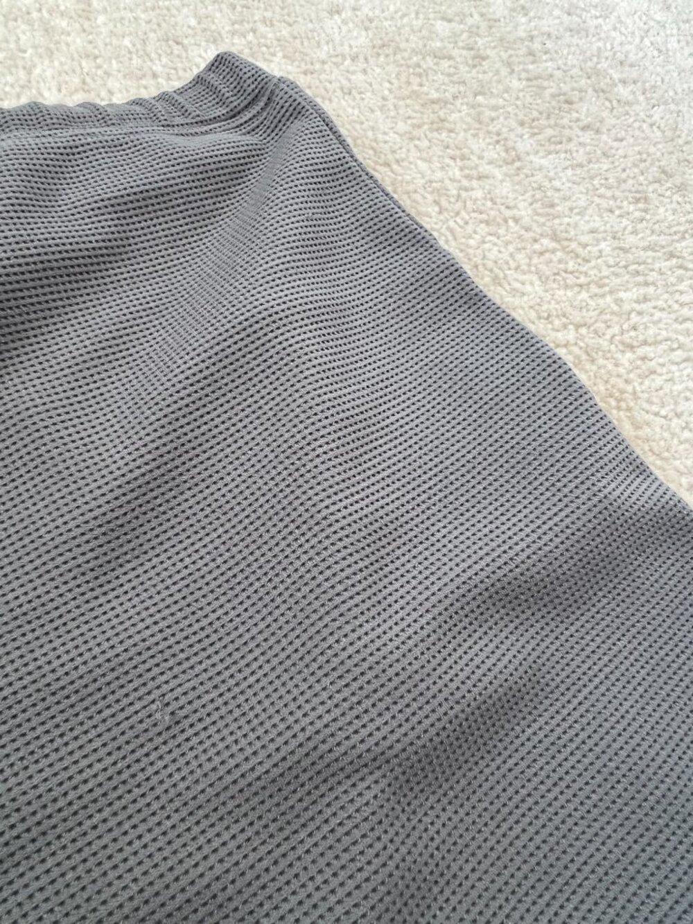 Vuori Bayview Thermal Waffle Knit Gray Shorts M - Picture 9 of 12